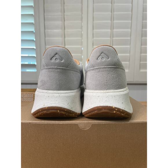 FitFlop F-Mode E01 Knit Flatform Sneakers Grey Suede/Poly Side 10 US 42 EU NWOB - Picture 10 of 14